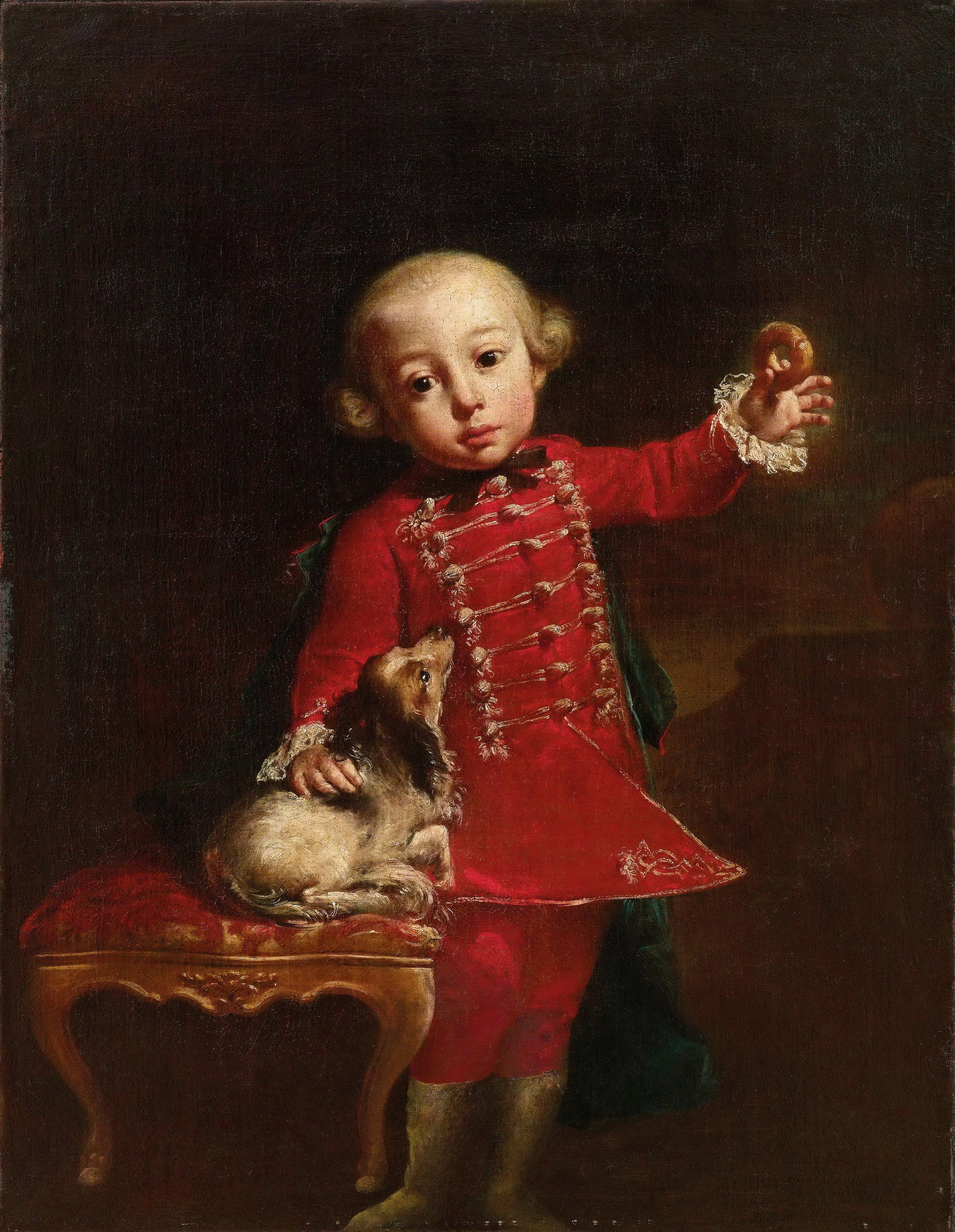 Ritratto di ragazzo con cane